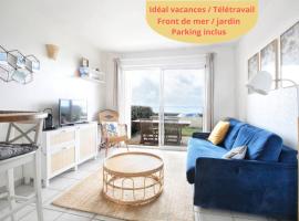 Le Balcon de Jersey, rdc et jardin face à la mer, Intendance Luxury Host, hotel a Saint-Jean-de-la-Rivière