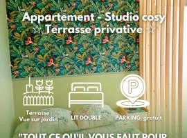 Studio confortable au calme - Terrasse privative
