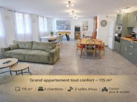 L'arcade Grand appart 10 pers-400m du sanctuaire 3 chambres 2 SDB arcade baby foot, hotel v destinaci Lurdy