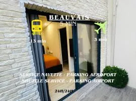 Chambre indépendante et privée avec un service de navette sur demande