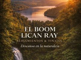 El Boom Lican Ray - Alojamientos & Tinajas, hotelli kohteessa Licán Ray