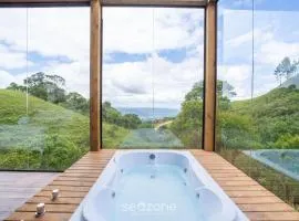 Cabaña c/jacuzzi cerca de Florianópolis VST026