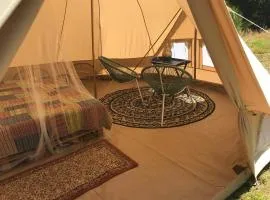 Comfortabele ingerichte tent