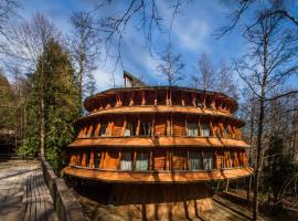 Huilo Huilo Reino Fungi, hotel en Reserva Biológica Huilo Huilo