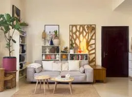 Boutique-Style Boho Studio near Yas & Downtown