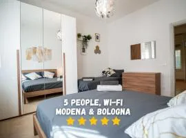 Elegante tra Modena e Bologna, 5 posti, wi-fi