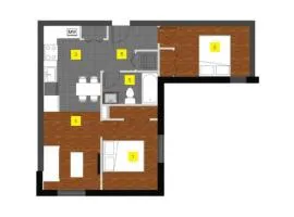 211 - Cozy New Condo with 2 Queens, Parking, DT&Airport