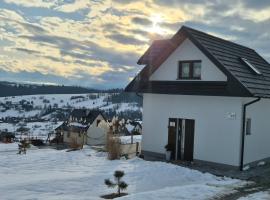 Dziewięćsił &Chaber _domki blisko lasu, hotell sihtkohas Grywałd