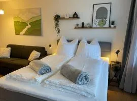 Ausblick in den Bayerischen Wald - Moderne Ferienwohnung