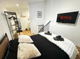 Duplex en hyper centre, calme, accès autonome