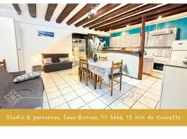 Grand studio 50m2, 4-6 personnes aux Eaux-Bonnes