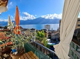 몽트뢰에 위치한 호텔 Room with splendid lake view in Montreux city center