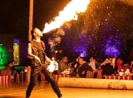 Evening Desert Safari with BBQ Dinner and Camping