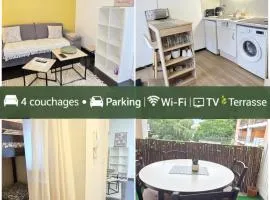 Chez Camille Studio cosy, parking gratuit terrasse