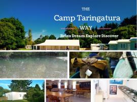 Camp Taringatura Backpackers, vandrehjem i Pukearuhe