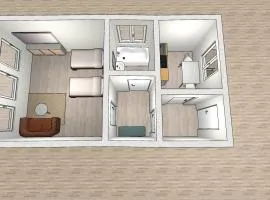 EMAS 2 Wohnung mit 2 Einzelbetten, Küche, WLAN, TV