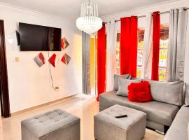 1Dom Rep - Huge cozy 3 bedrooms - close to all transportation Jacobo Majluta - Residencial Paradise V Colina Arroyo 1, Hotel in Santo Domingo