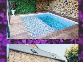 Piscine avec Charme et Caractères de campagne
