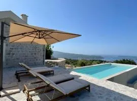 Luxury stone house with infinity pool