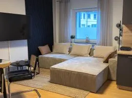 Messe Essen, Modernes Apartment mit Küche, Smart-TV und separatem Schlafzimmer, Self-Check-In