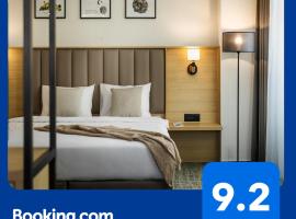 B1 City Hotel Sofia, hotelli kohteessa Sofia l&auml;hell&auml; lentokentt&auml;&auml; Sofian lentokentt&auml; 