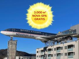 NOVAPARK Flugzeughotel Graz，格拉茲的SPA 飯店