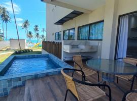 Apto Pé na Areia em Resort com Piscina Privativa，Ipioca的飯店