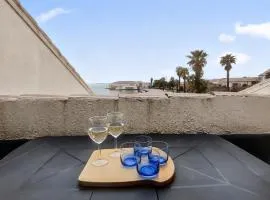T2 Moderne, Cosy, Terrasse vue Mer & climatisation