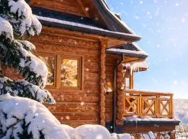 Chata Piechówka - Góralski dom z bala z gorącą balią i widokiem na góry