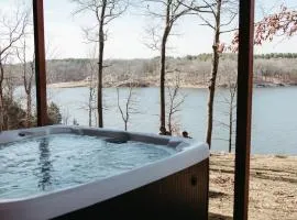 Lake of Egypt Log Home Hot Tub Retreat
