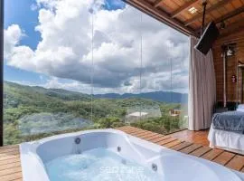 Apto c/ chimenea, jacuzzi y vista increíble VST027