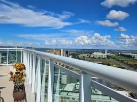 Flat Saint Moritz, Aconchegante, Espaçoso, Moderno, Excelente localização Brasilia - Central, Executivo ou Família, vaga de garagem a parte