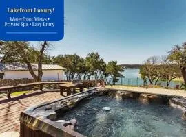 Waterfront Oasis Spa Grill Outdoor Kitchen