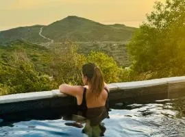 Kotseli Traditional Stone House with Sea View, Pool & Sunsets