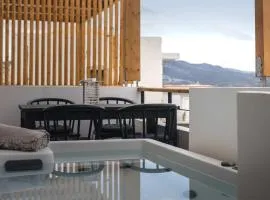 Seabreeze Paleros Modern first floor apartment with jacuzzi