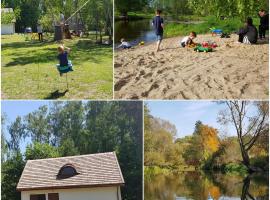 Rzeka, plaża, sauna, kajaki - Plażowe Zacisze, hotel u gradu Kępa