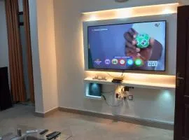 A 2 bedroom apartment in a gated community