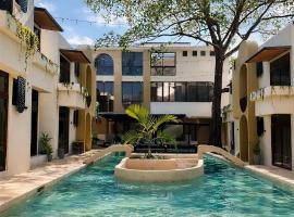 Hotel Entrelunas: San Martín Zapotitlán'da bir otel