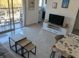 2pièces lumineux au centre de St-Aygulf à 200m de la mer