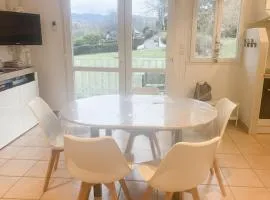 Bright apartment with mountain views