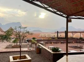 Martian landscape camp