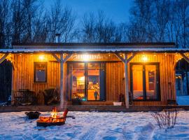 Huttopia Berkshires, camping de luxe &agrave; Hancock