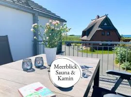 Meerblick, 40 qm Dachterrasse, Sauna, Kamin, 200 m zur Ostsee - Fewo Wasser Rügen