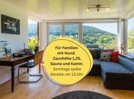 Burghalde: Sauna | Kamin | Garten | eingezäunt