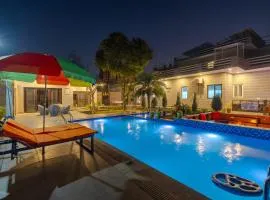 ELIVAAS Aarul Farm 3-BHK Pet-friendly With Kids Room, Pvt Pool, Gazebos & Game Zone