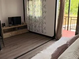 Les bungalows rose porcelaine