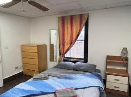 Nice 1BR, 2nd floor, central AC