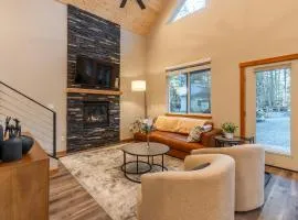 Lux Chalet with Air Hockey, Hot Tub, & Fire Place