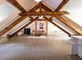 White Apartment - Large Spacious Penthouse Loft - Wifi, Free Parking, AC