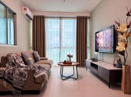 S6-03 Metrocity Square Condominium-3R2B-8 Pax、クチンのプール付きホテル